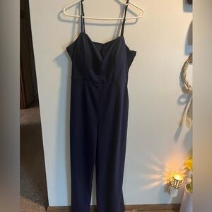Altar’d State Navy Blue pant Jumpsuit size Xl